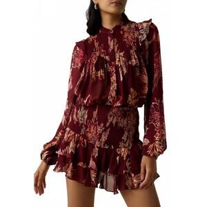 NEW HEMANT & NANDITA niya short skirt in maroon